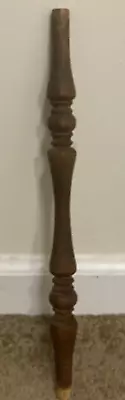 Antique Turned Wood Spindle Baluster Hardwood 13.5  Long • $10.95