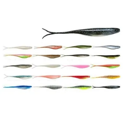 5 Pack Of Zman 4 Inch Scented Jerk ShadZ Soft Plastic Fishing Lures • $12.95