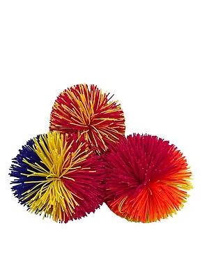 Vintage Kosmic Koosh Style Ball Lot Of 3 Multicolored Great Condition • $25