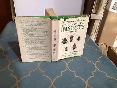 Observers Book Of Common British Insects 1st Edition 1953 • £14.99