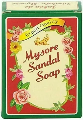 (PACK OF 1) Mysore Sandal Bathing Soap With Sandalwood Oil 75 Gram • $11.89