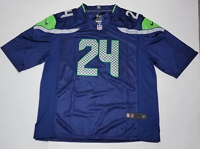 Nike On Field Seattle Seahawks Jersey Marshawn Lynch #24 NFL XXL 2X Beast Mode • $114.99