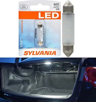 Sylvania Premium LED Light 6411 White 6000K One Bulb Under Hood Engine Bay Lamp • $11