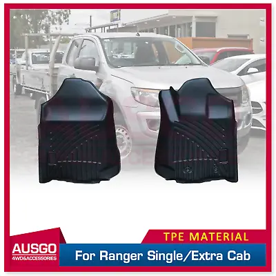 $155.99 • Buy AUS Custom 3D Floor Mats Car Mats For Ford Ranger Single / Extra Cab 2011-2022