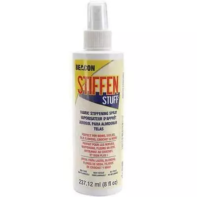 Beacon Stiffen Stuff Adhesives Crystal Clear Fabric Stiffening Spray Glue   • £14.99