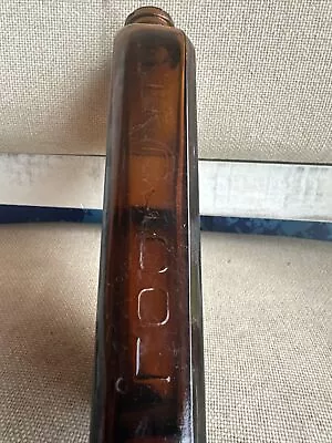 RARE ANTIQUE GLASS Hadacol Liquid Vitamin Glass Bottle CHECK BOTTOM MARKINGS. • $9.99