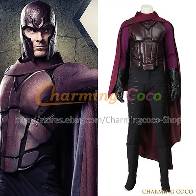 X-Men: Days Of Future Past Cosplay Erik Lehnsherr Magneto Costume Men Uniform  • $349.99