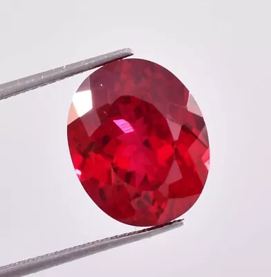 AAA 12.30 Ct Natural Blood Red Ruby Oval Cut Loose Gemstone Certified 14x11 MM • $0.99