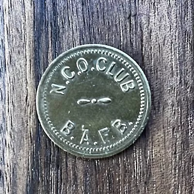 Military Barksdale Air Force Base NCO Club 5 Cent In Trade Token Louisiana • $15