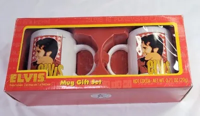 NEW Open Box ELVIS PRESLEY MUG GIFT SET  2 Mugs • $11