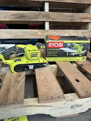 Ryobi BE319 6 Amp Corded Belt Sander & Dust Bag -Tool Only (No Sanding Belt) • $40