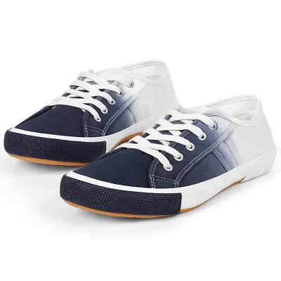 Washable Canvas Shoes Women Flats Oxford Men Shoes Low Top Slip On Size 6-14 NEW • $9.99