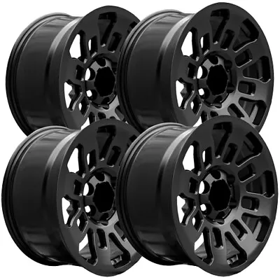 (Set Of 4) OE Concepts TRD2 W250 18x8 6x5.5  +0mm Satin Black Wheels Rims • $671.96