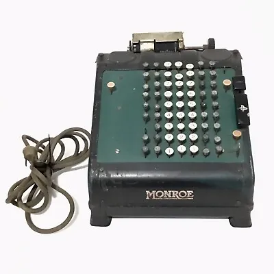 Vintage Monroe Adding Machine Calculator Industrial - Parts Only - • $39.99