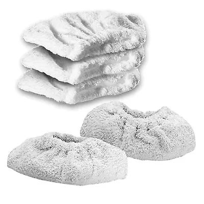 KARCHER Cover Pads SC1122 Steam Cleaner Terry Cloth Hand Tool Cleaning Pad X 5 • £12.07