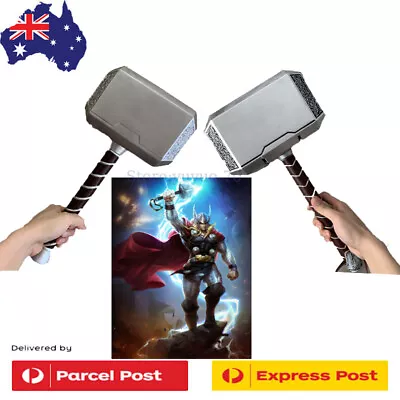 Avenger Thor Rubber Replica 1:1 Solid Foam Cosplay Prop Thor‘s Hammer Xmas Gift • $58.41