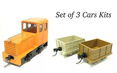 On30/Oe Scale Aru-Model Mine Diesel Locomotive/Open Wagons Kits 0e Narrow Gauge • $269.99