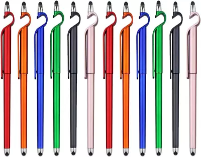 Stylus Pen  12 Pcs Multifunctional 3 In 1 Phone Holder + Capacitive Stylus + Ba • $15.70