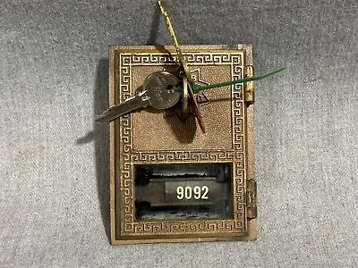 Antique Brass Post Office Lock With Keys (1-4 Keys) • $26.95