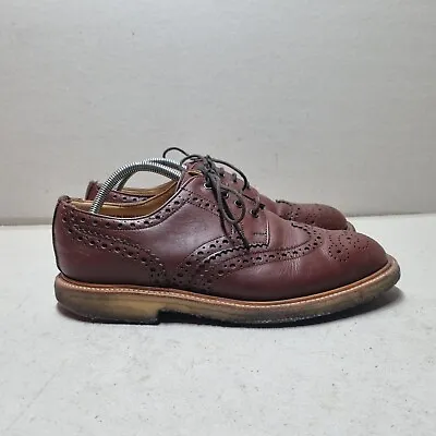 £49.95 • Buy Sanders Alfie Men's Leather Brogue Formal Shoes Brown Size Uk9.5 Eu43.5 (c1-3)