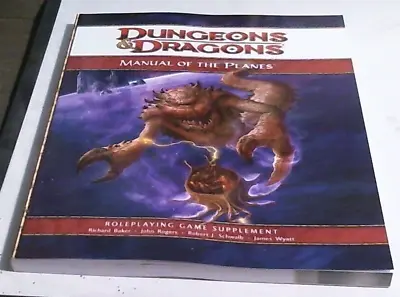 Manual Of The Planes Reprint NEW WOTC D&D Book SC Dungeons & Dragons 4e Rpg • $29.79