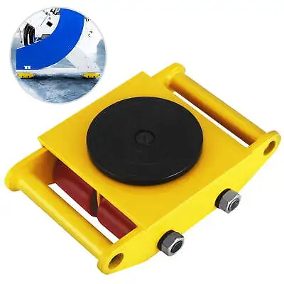 Rotation Machinery Mover 6T Cargo Trolley，Machine Dolly Skate W /360°Rotation • $24.61