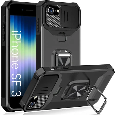 $16.90 • Buy  Heavy Duty Rugged Case With Magnetic Ring Kickstand For IPhone 7/8/SE 2020/2022