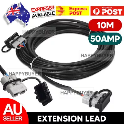 10M 50AMP Extension Lead 6MM Twin Core Automotive Cable For Anderson Style Plug • $29.85