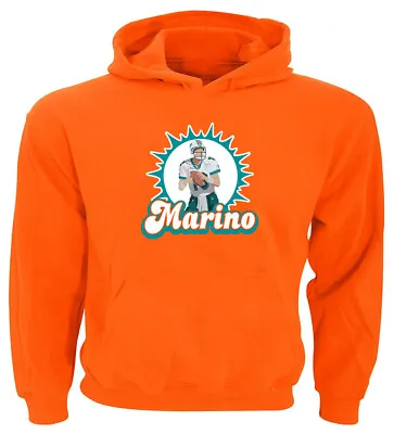 Miami Dolphins Dan Marino Logo CREW HOODED SWEATSHIRT • $25.99