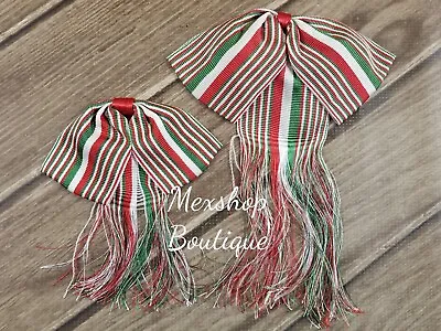 Economic Charro Mexican Bow Tie Handmade For Mexican Tailors Color Tricolor • $6.99