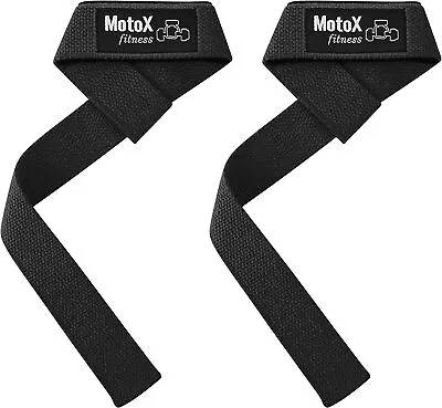 Motox Weight Lifting Straps  Gym Wrist Support Weight Training Lifting Strap • £7.99