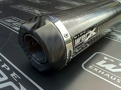 Suzuki GSXR 1000 K5 K6 Carbon Fibre GP Carbon Outlet Stubby Race Exhaust Can • $901.08