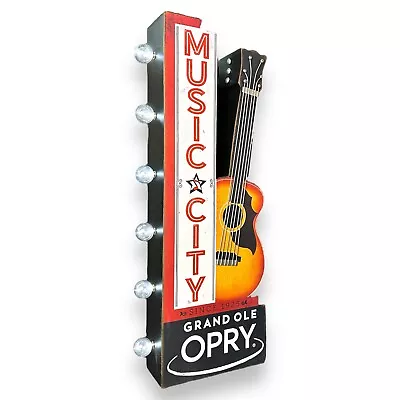 Grand Ole Opry Music City Double Sided Vintage Inspired 30  Marquee LED Sign • $103.99