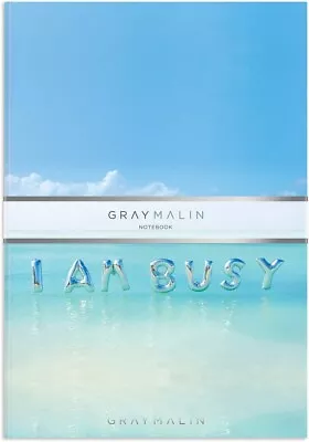 I Am Busy Notebook Gray Malin A5 Journal 136 Lined White Pages  5.75 X 8.25  • $11.66