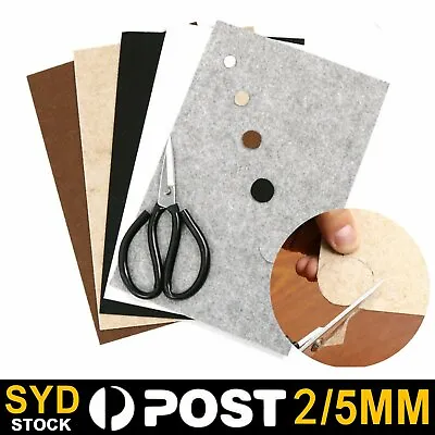 2 Or 5mm Felt Pad Sheet Furniture Floor Protector Pad Mar Self Adhesive A4 Sheet • $3.32