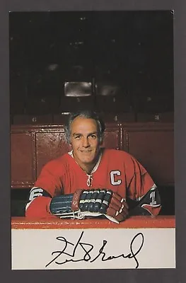 1974-75  Montreal Canadiens Postcards  Henri Richard   Inv  J7432 • $24.99