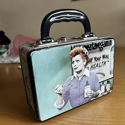 I Love Lucy Metal Tin Lunch Box Includes Popup Vintage 3D Card And Postcards • $20