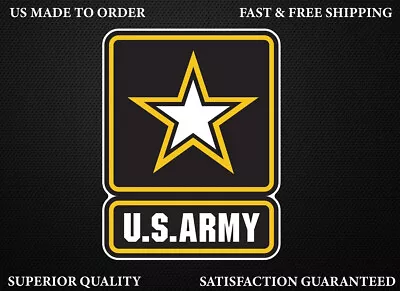 US Army United States Military Vinyl Sticker Decal Car Window Wall Water Resist • $3.69