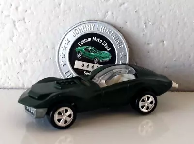 JOHNNY LIGHTNING 1995 SERIES 1 GREEN CUSTOM MAKO SHARK DIECAST CAR W/ COIN MINT • $5