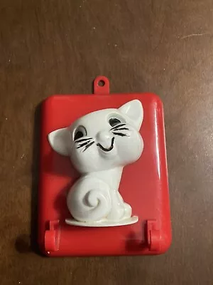 Vintage Plastic Kitty Wall Pocket • $20