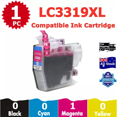 1 LC3319 XL Magenta Ink Cartridge For Brother MFC J5730dw J6530dw J6730dw LC3317 • $7.70
