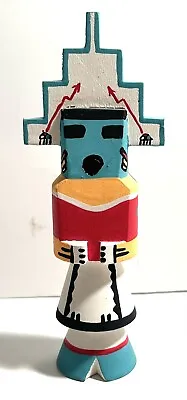 Vintage Native American Kachina Hand Made And Painted Route 66 Figurine Wood • $26.95