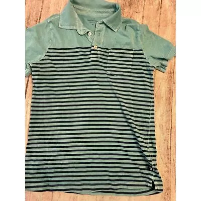 Boys Blue Striped Vineyard Vines Short Sleeve Shirt Size Med • $15.20