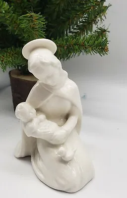 Vintage Blessed Virgin Mary Holding Child Jesus Christ Catholic Statue • $18.99