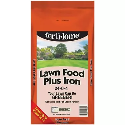 Fertilome (10760) Lawn Food Plus Iron 24-0-4 (40 Lbs.) • $73.30