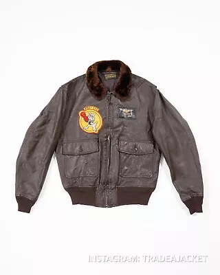 Vietnam Era Usmc G-1 Flight Jacket L.w. Foster Mil-j-7823 (aer) Vma-223 Bulldogs • $3500