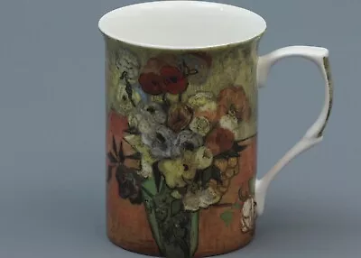 STECHCOL VAN GOGH VASE WITH ROSES & ANEMONES Bone China CAN Mug #2  • $16