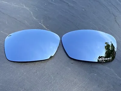 Etched Polarized Black Iridium Custom Mirrored Replacement Oakley Hijinx Lenses • £12.99