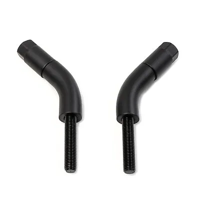 Black Mirror Stem Extender 3 Inch Extension Set For Harley-Davidson Motorcycles • $14.99