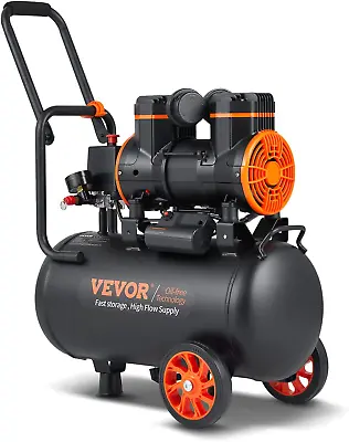 VEVOR 6.3 Gallon Ultra Quiet Air Compressor: Ideal For Various Applications • $304.99